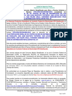 Pliego de Requisitos CFE-0108-CSCON-0064-2018