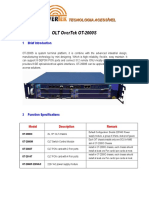 OT-2000S OLT Overview: Compact 1U Platform Supports 8 PON Ports & 512 ONUs