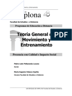 Teoria General Del Movimiento y Entrenamiento