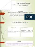 Impotancia de Las Tablas de Retencion Documental