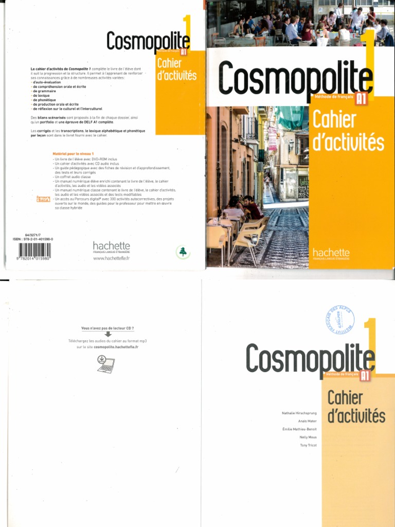 Cosmopolite A1 Cahier PDF | PDF