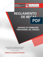 REGLAMENTO DE BECAS - CENTROS DE FORMACI&Oacute N