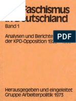 Der Fa Schism Us in Deutschland Analysen Und Berichte Der KPD-Opposition 1928-1933