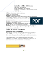 Clasificación de Los Cables Eléctricos