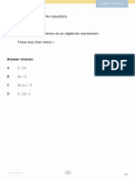 2.3 Word Problems Into Equations PDF