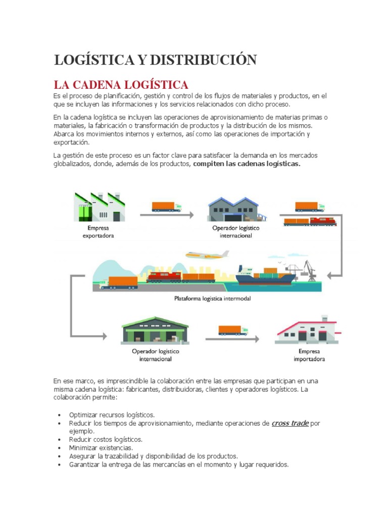LOGÍSTICA Y DISTRIBUCIÓN Logística El comercio
