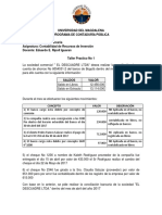 Taller Conciliacion Bancaria No 1 PDF