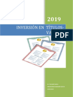 INVERSION EN TITULOS-VALORES - Material de apoyo