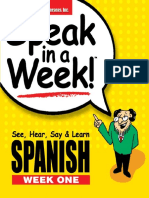 Spanish Speak in A Week - Week 1 of 4 - Book Penton Overseas PDF