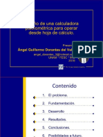 Diseño de Una Calculadora Psicrométrica