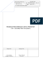 Procedure Online Testing Safety Valve