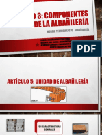 EXPOSICION - COMPONENTES DE LA ALBAÑILERIA