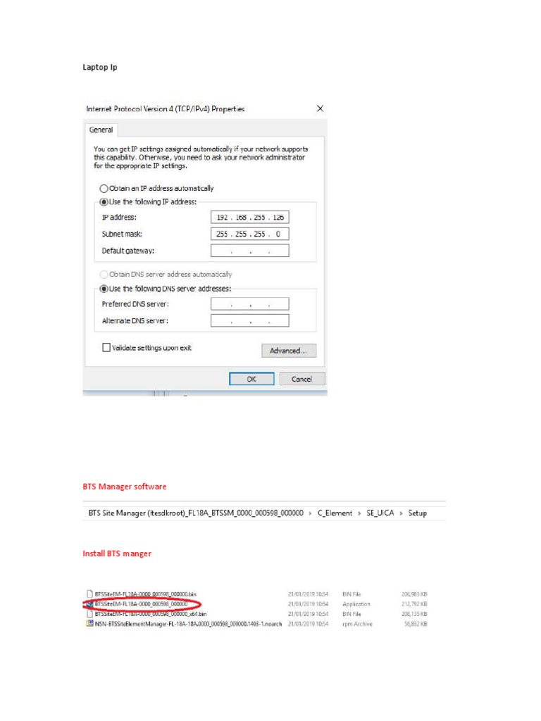 Airscale BTS Manager Installation Guide | PDF | Technology & Engineering