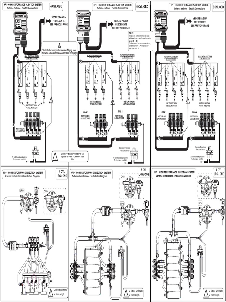 Electric Diagram Hpi07 Evo2 | PDF | Fuel Injection | Chemical Energy ...