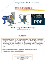 Manejo de fluidos y sólidos: Bombas y curvas de rendimiento