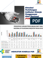 Perhitungan Indikator POR 2019