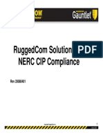 RuggedCom Solutions For NERC CIP