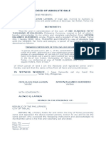 Deed of Absolute Sale for 301 sqm Property