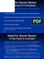 Something For Everybody: Need For Social Sector