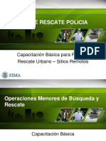 policia de rescate presentacion de busqueda