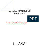 Vdocuments - MX - Soal Latihan Huruf Hiragana 1 PDF