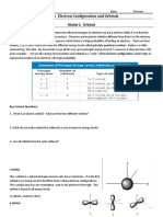 POGIL Electron Configuration and Orbitals