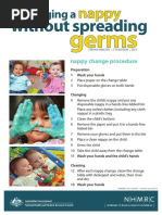 Diaper Changing Procedures for Child Care | PDF | Diaper | Clothing