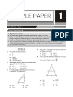 CBSE Class 10 Mathematics Sample Paper 1 PDF