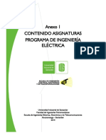 Contenido Asignaturas Ing. Electrica PDF