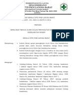 Sk tentang kewajiban tenaga klinis dlm peningkatan mutu klinis dan keselamatan pasien - Copy