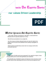 Mother Ignacia's Values-Driven Leadership