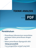 teknik analisis