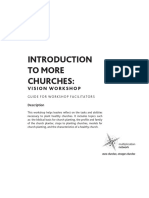 Introduction To More Churches Workshop - English Facilitator