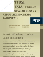 Konstitusi Indonesia