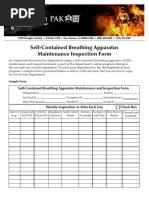 SCBA Inspection Checklist Guide | PDF