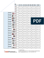 Pricelist IndoPromosi - Comos