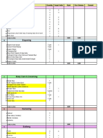 Checklist Keperluan Baby & Mommy