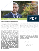 Pierre Venteau - Newsletter Janvier 2020