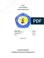 Makalah Audit Internal KLP 9 Akuntansi E Bab 4 Survei Pendahuluan