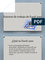 Ejercicio No 1 Entorno de Trabajo de Excel 2010