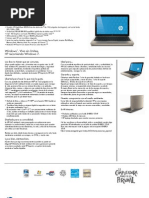 HP G42-364LA: Windows - Viva Sin Límites. HP Recomienda Windows 7