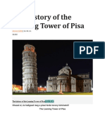 The History of The Leaning Tower of Pisa