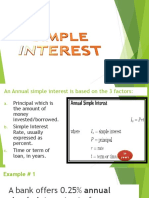 Calculating Simple Interest Amounts and Maturity Values