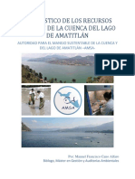 Diagnóstico de Los Recursos Hídricos de Los Cuerpos de Agua de La Cuenca y Del Lago de Amatitlán