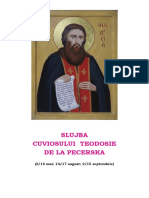 Slujba Cuv. Teodosie de La Pecerska PDF