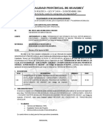 Requerimiento 085 - Supervision - Reparacion de Vias Vecinales en El (La), Sector Monsalve - Carcelpampa - Erajirca - Cochapeti Distrito de Malvas