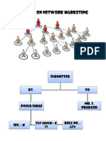 PROJECT ON NETWORK MARKETING Acknowledge PDF