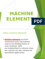Machine Elements Part 1