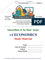 11th Economics Full Study Material English Medium PDF