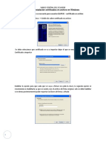 Guía de Instalación de p12 en Windows - Pre Requisito Intisign PDF